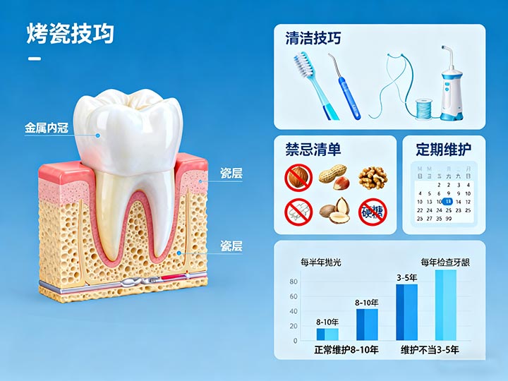 烤瓷牙、全瓷牙、活動義齒：成都不同材質義齒維護差異指南 | 成都義齒廠家